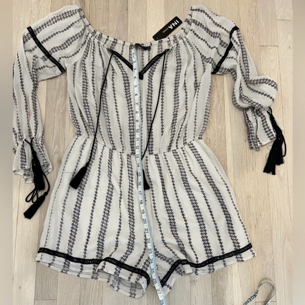 INA Romper White and Black
Women's Size L NWT - Picture 9 of 9